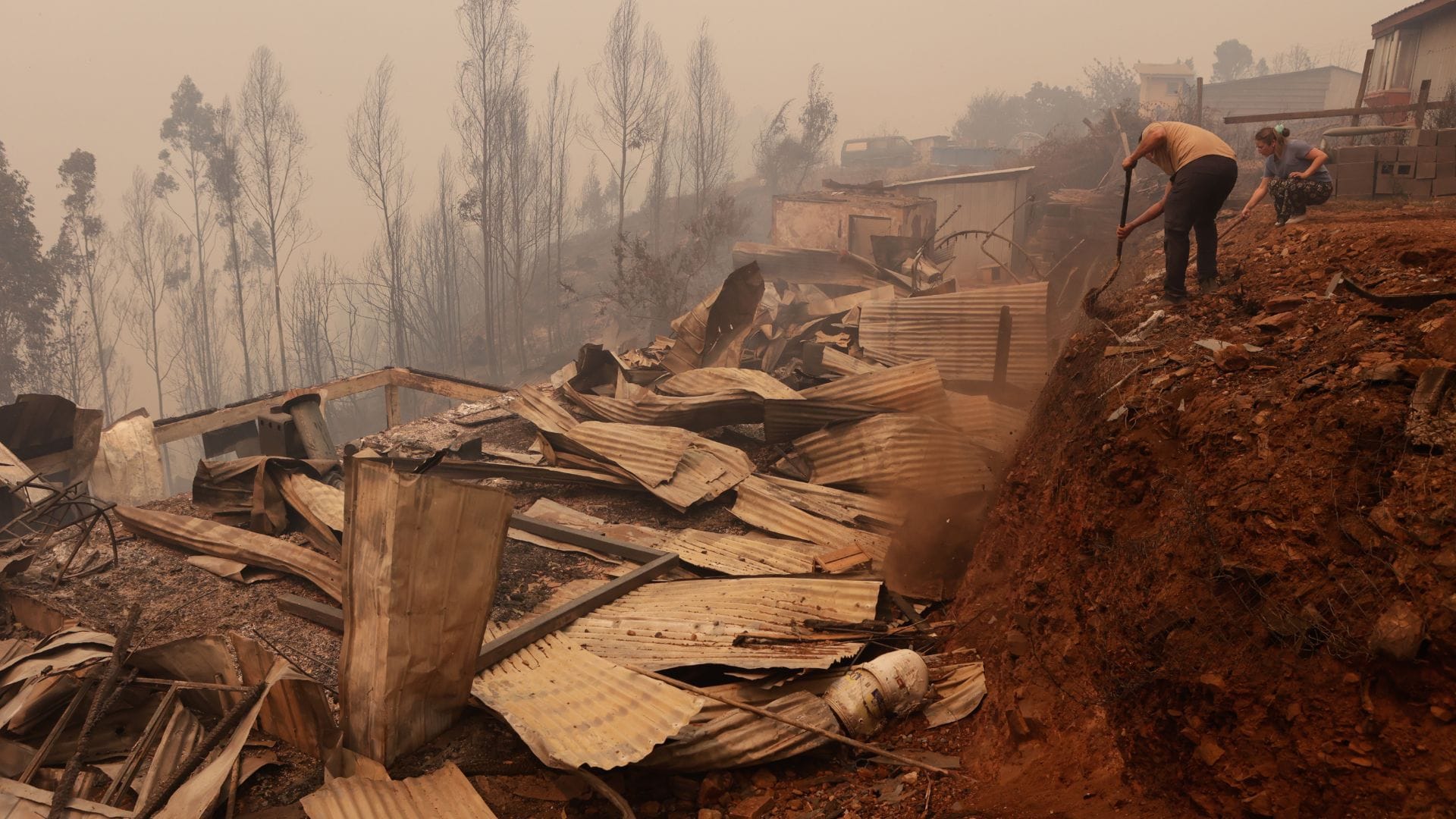 Biobío solicitó ayuda internacional para el combate de los incendios forestales