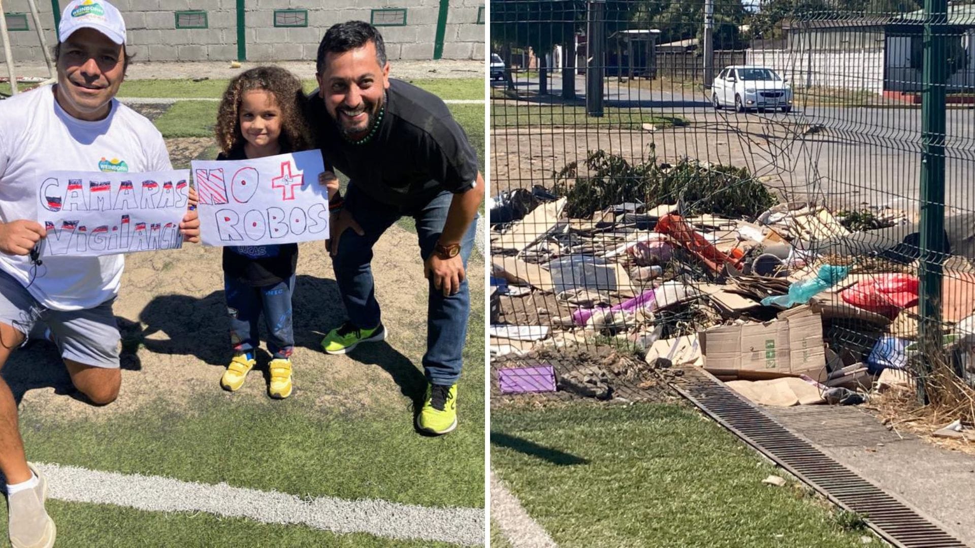 Vecinos de Candelaria denuncian reiterados robos y vandalismo en cancha Santa Rita
