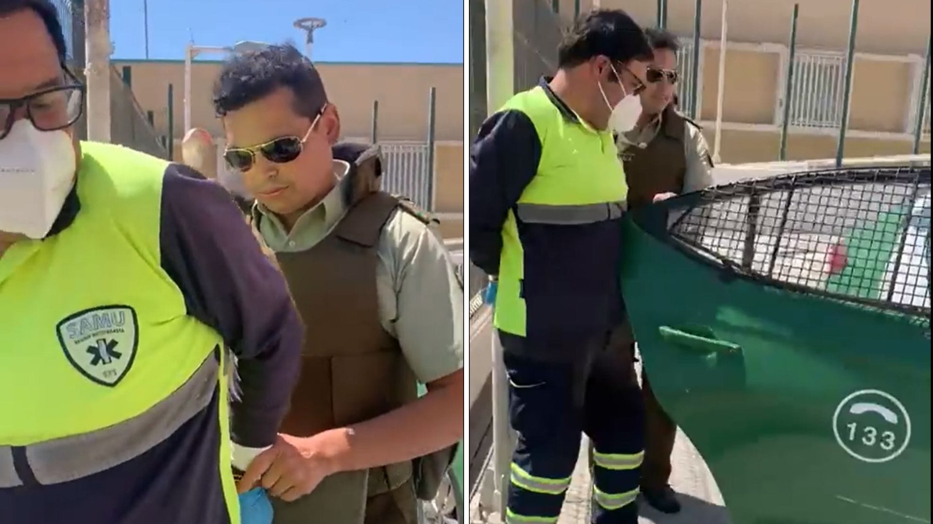 Conductor de ambulancia es detenido por estacionarse mal mientras atendía emergencia en Antofagasta