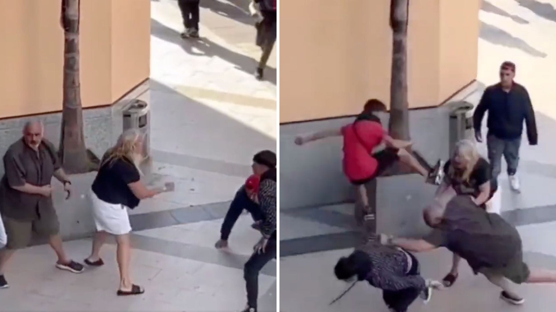 Impactante registro: Captan violento asalto a pareja de turistas en Viña del Mar