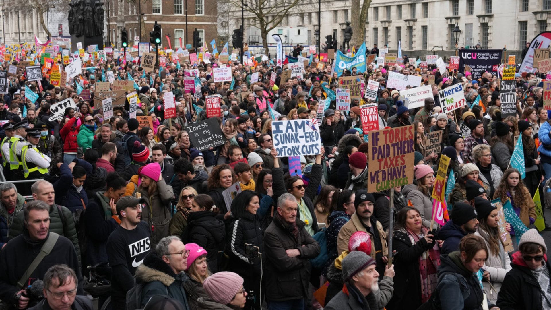 Reino Unido vive la huelga más masiva de la última década: ¿Por qué protestan los británicos?
