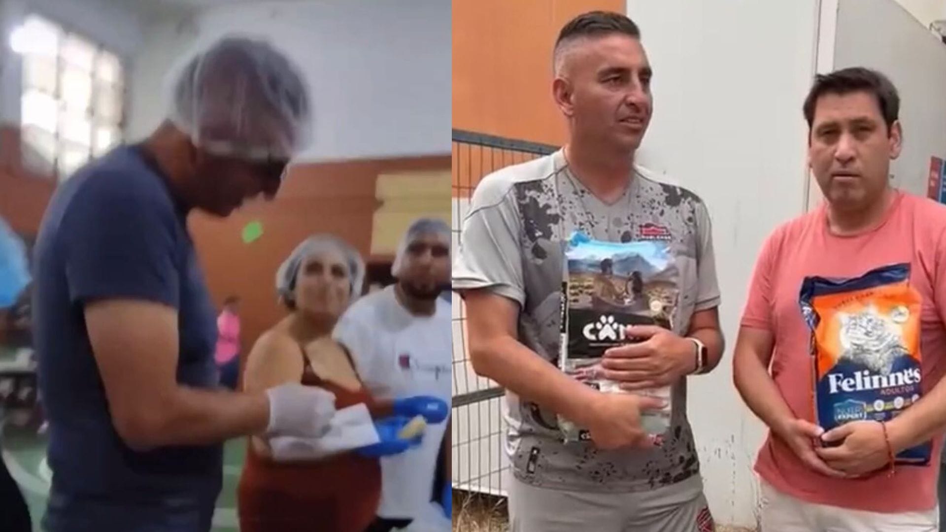 Jaime García fue voluntario en Ñuble y preparó colaciones: También donó alimento para animales y a Bomberos