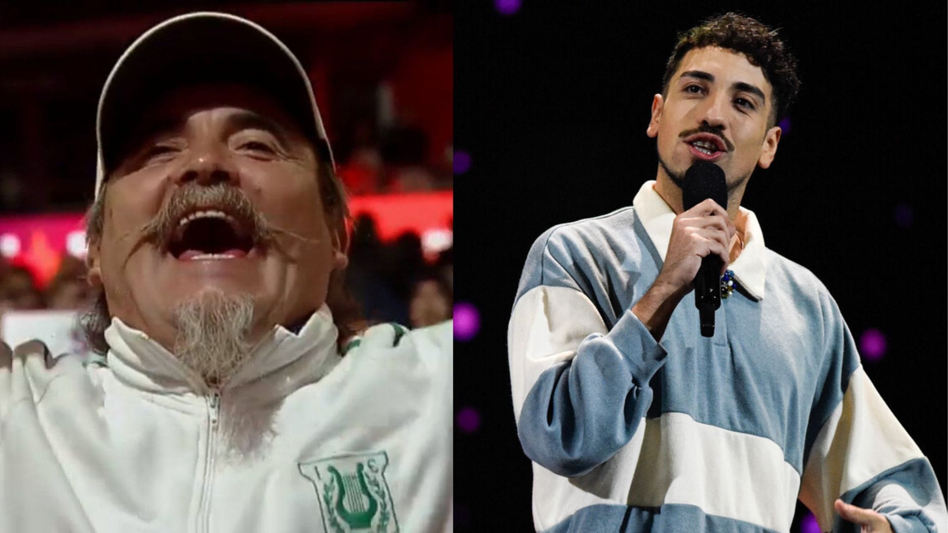 No paraba de reírse: Paul Vásquez disfrutó del show de Diego Urrutia en Viña 2023