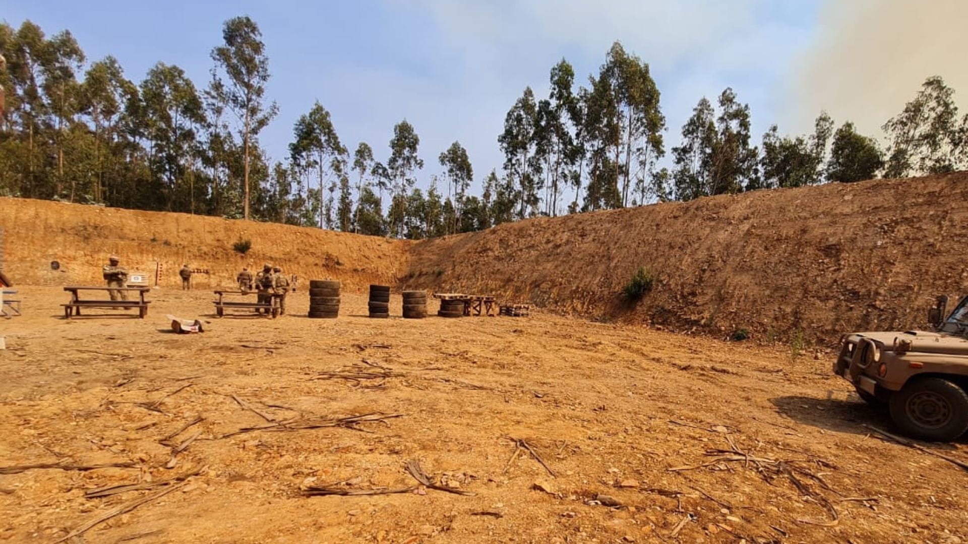 Detectan polígono de tiro de Tomé durante incendios forestales