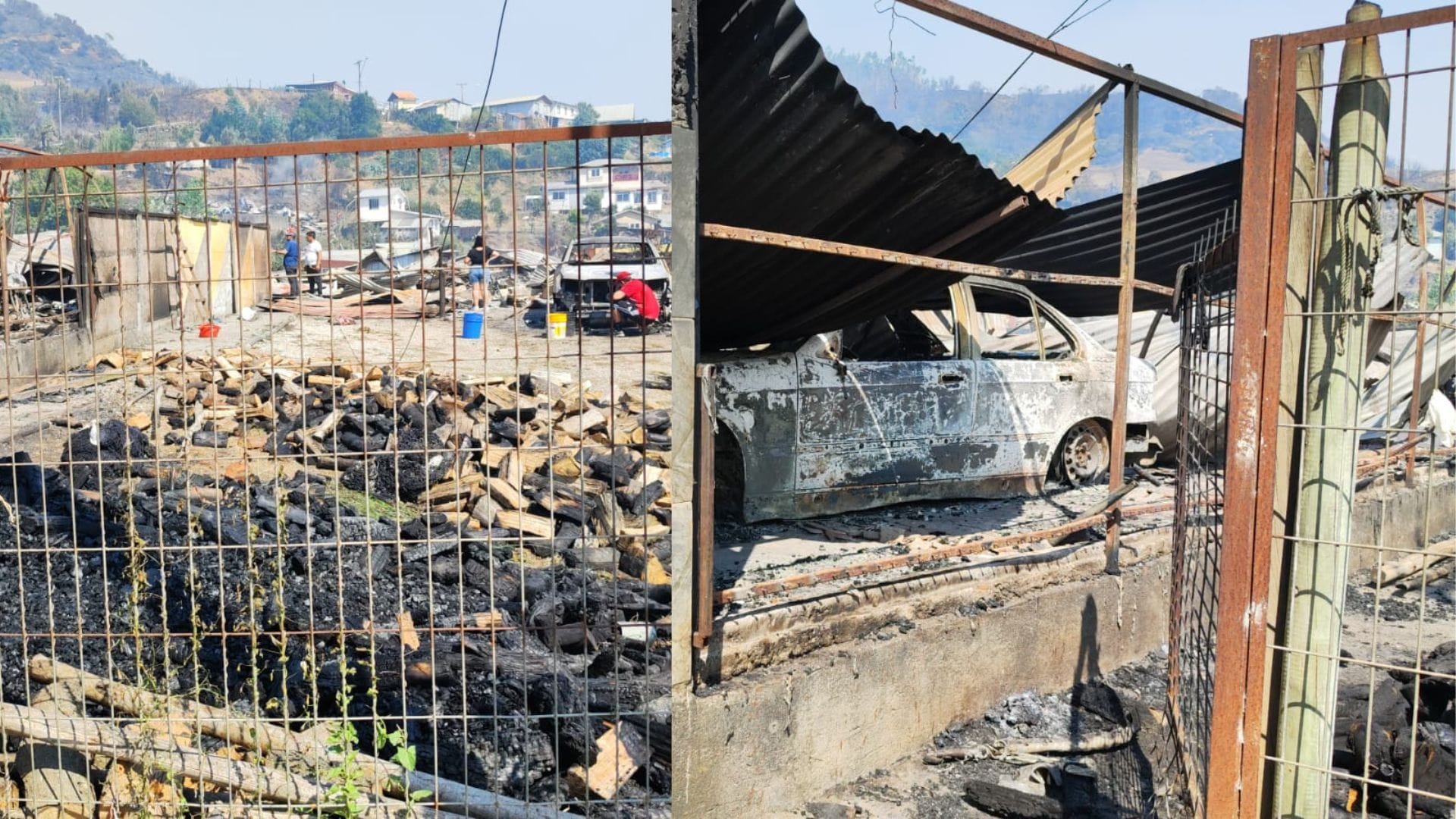 Fuego arrasó con viviendas y vecinos piden agua: Imágenes dan cuenta de magnitud del incendio en Punta Lavapié