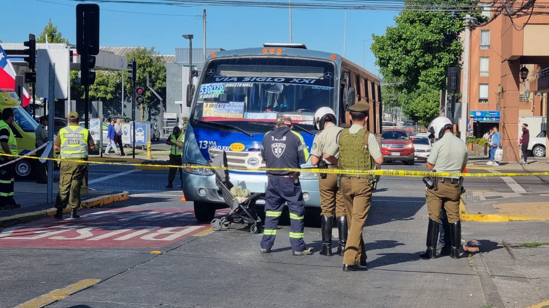 Fatal accidente en Concepción: Mujer murió tras ser atropellada por micro