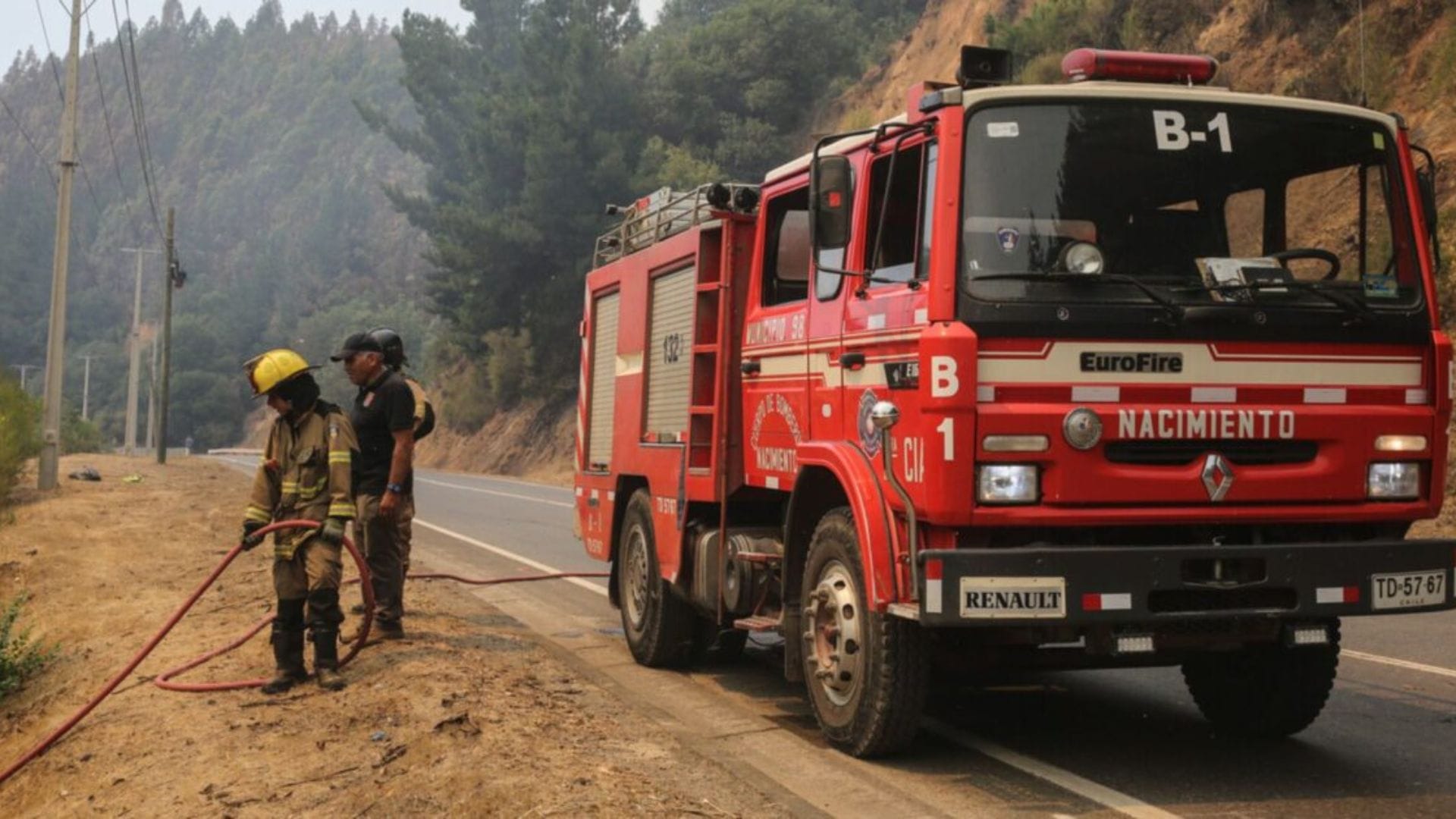 Las pérdidas de Bomberos por Incendios Forestales en Biobío ya bordearía el 40%