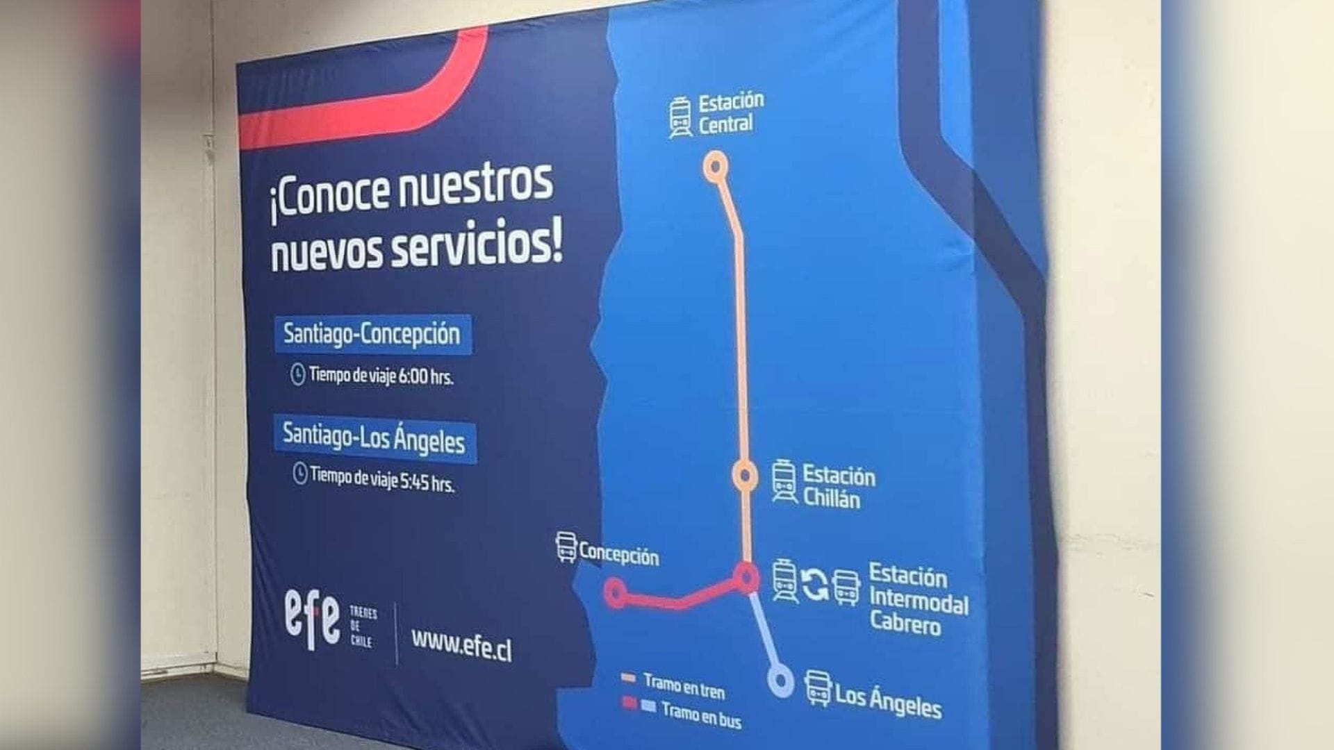 El proyecto bimodal de tren a Concepción que EFE no pudo concretar