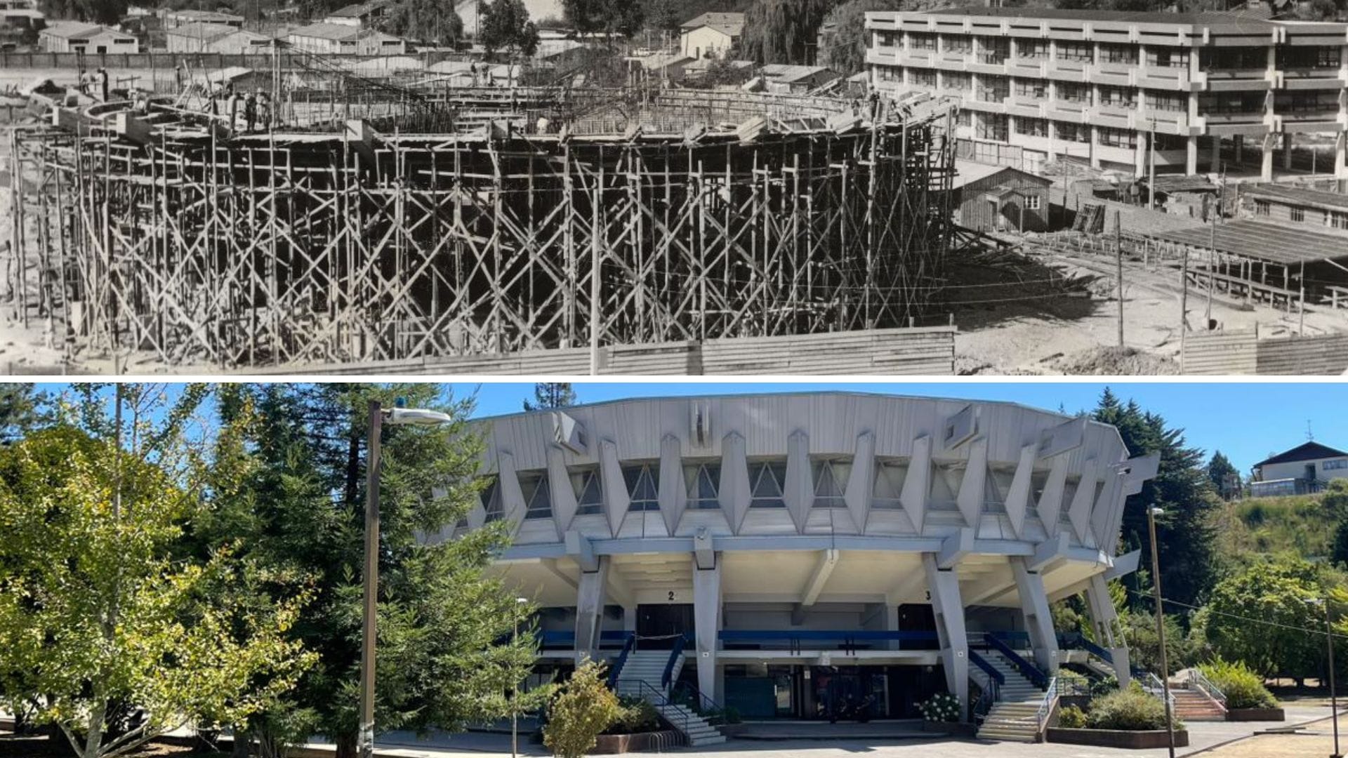 La historia del “Plato”: El vanguardista edificio que “aterrizó” en la Universidad de Concepción
