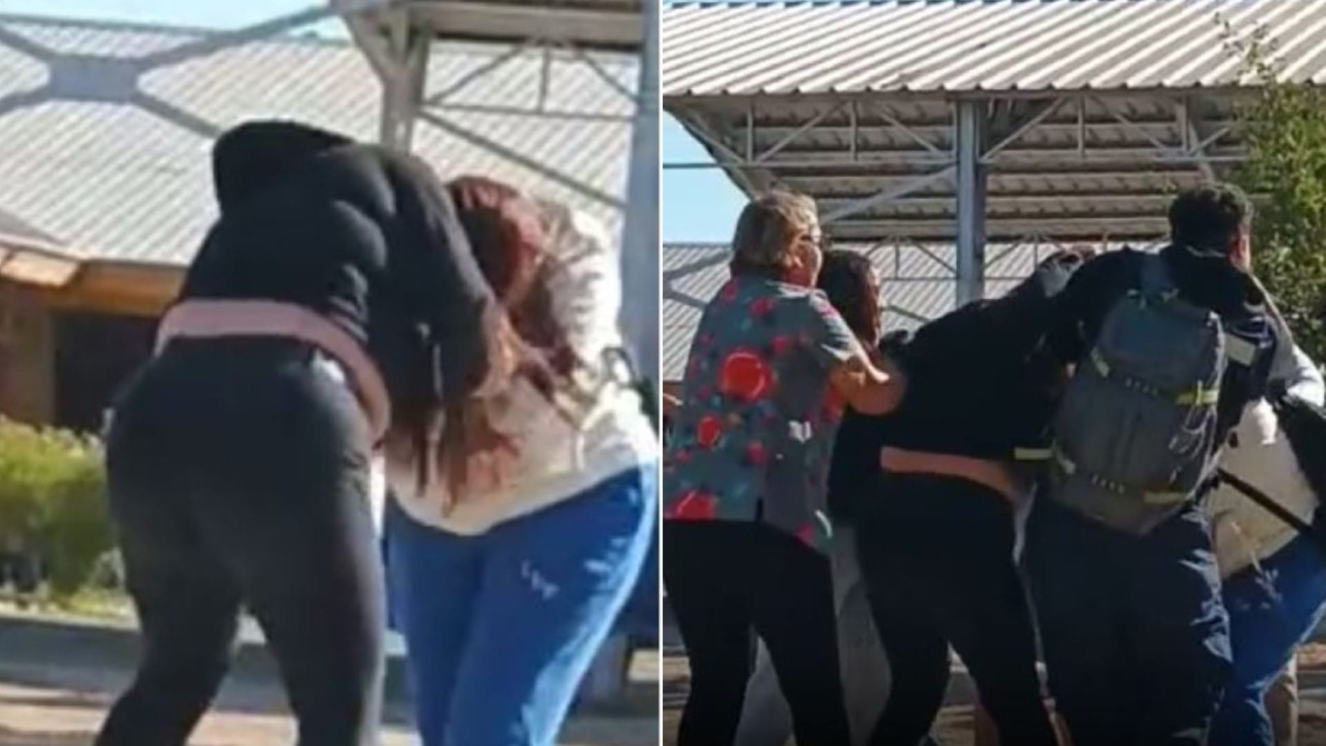 Captan violenta riña entre estudiantes en liceo de Región del Biobío: Preocupación en la comunidad