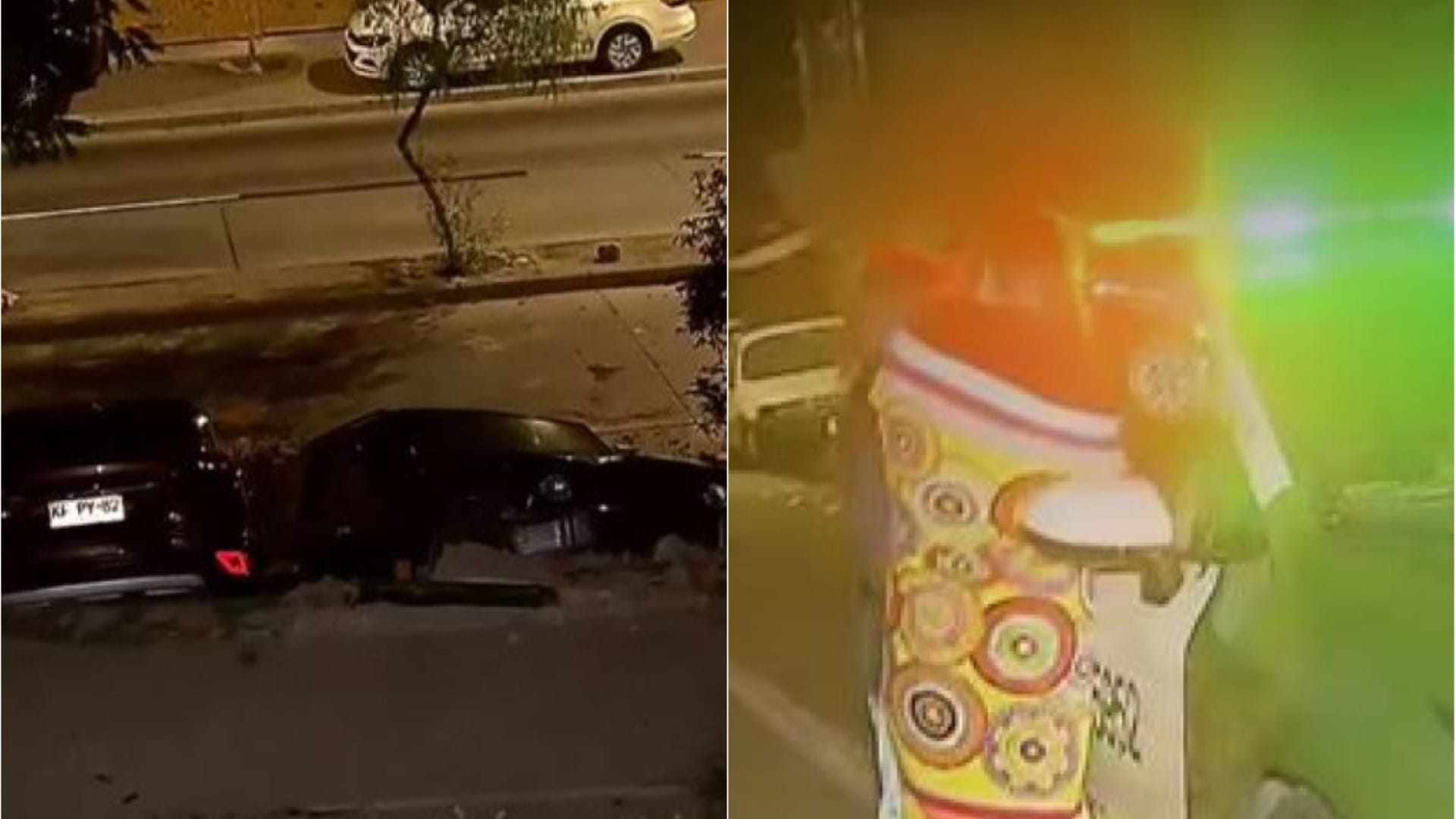 “Pasó la micro y se llevó todo”: Bus que habría sido robado chocó contra seis autos y un poste