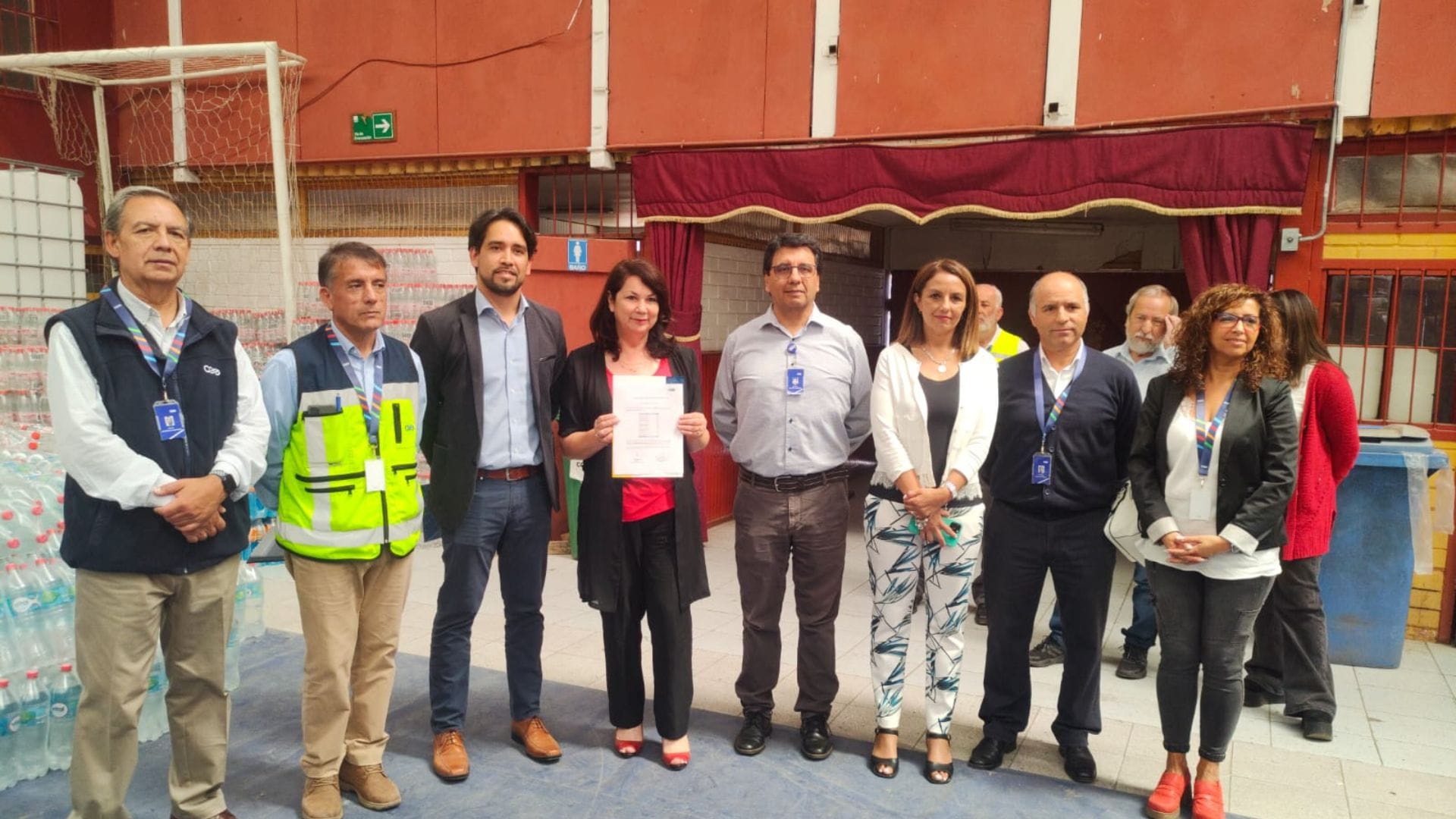 CGE entrega aporte solidario a Municipalidad de Tomé para enfrentar emergencia