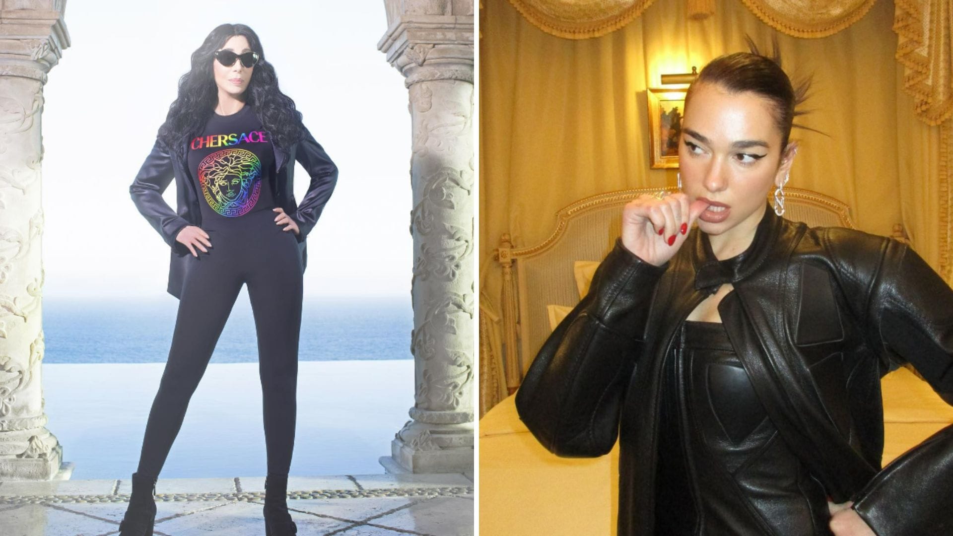 Encuentro de divas: El icónico encuentro que unió a Cher y Dualipa en show de Versace