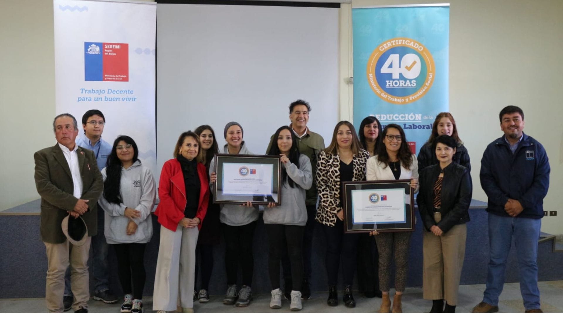 Dos pymes de la provincia de Arauco fueron certificadas con sello de 40 Horas laborales