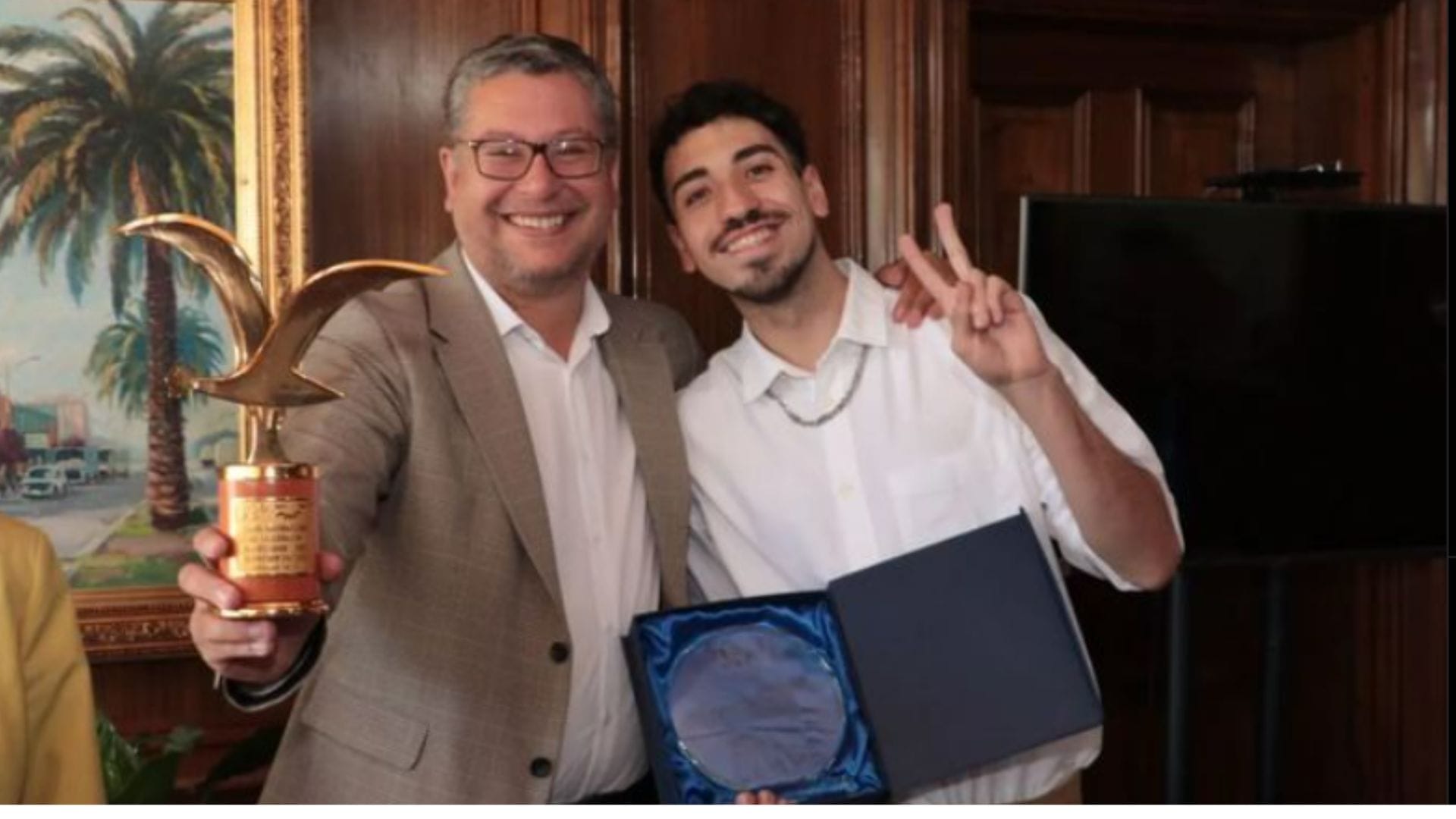 Diego Urrutia fue reconocido en su tierra natal: Cumplirá su sueño de estar en aniversario de Temuco