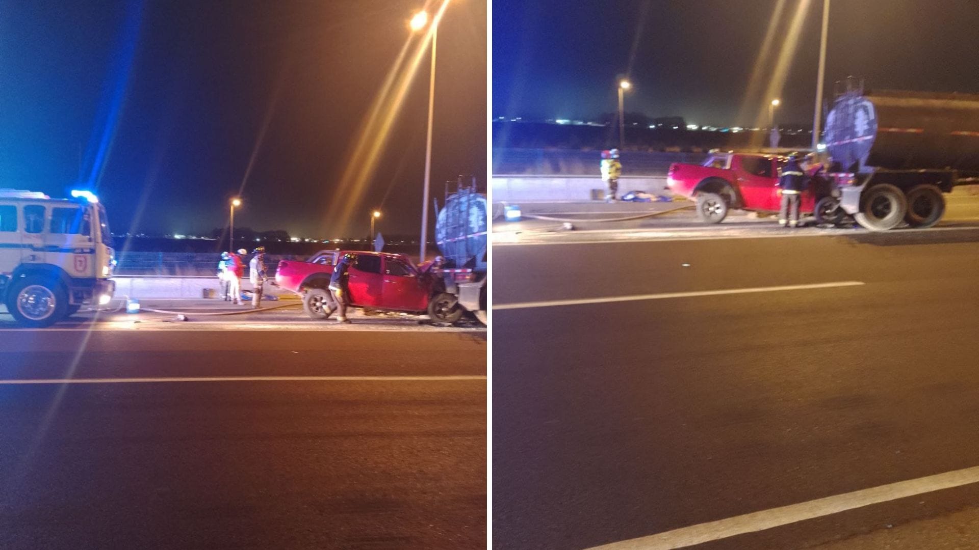 Registran choque entre una camioneta y un camión en ruta 160: Una persona resultó fallecida