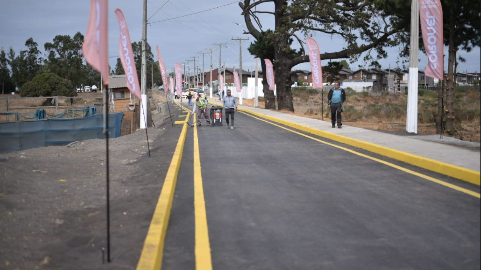 Inauguran nueva vía para descongestionar la Avenida Llacolén de Coronel