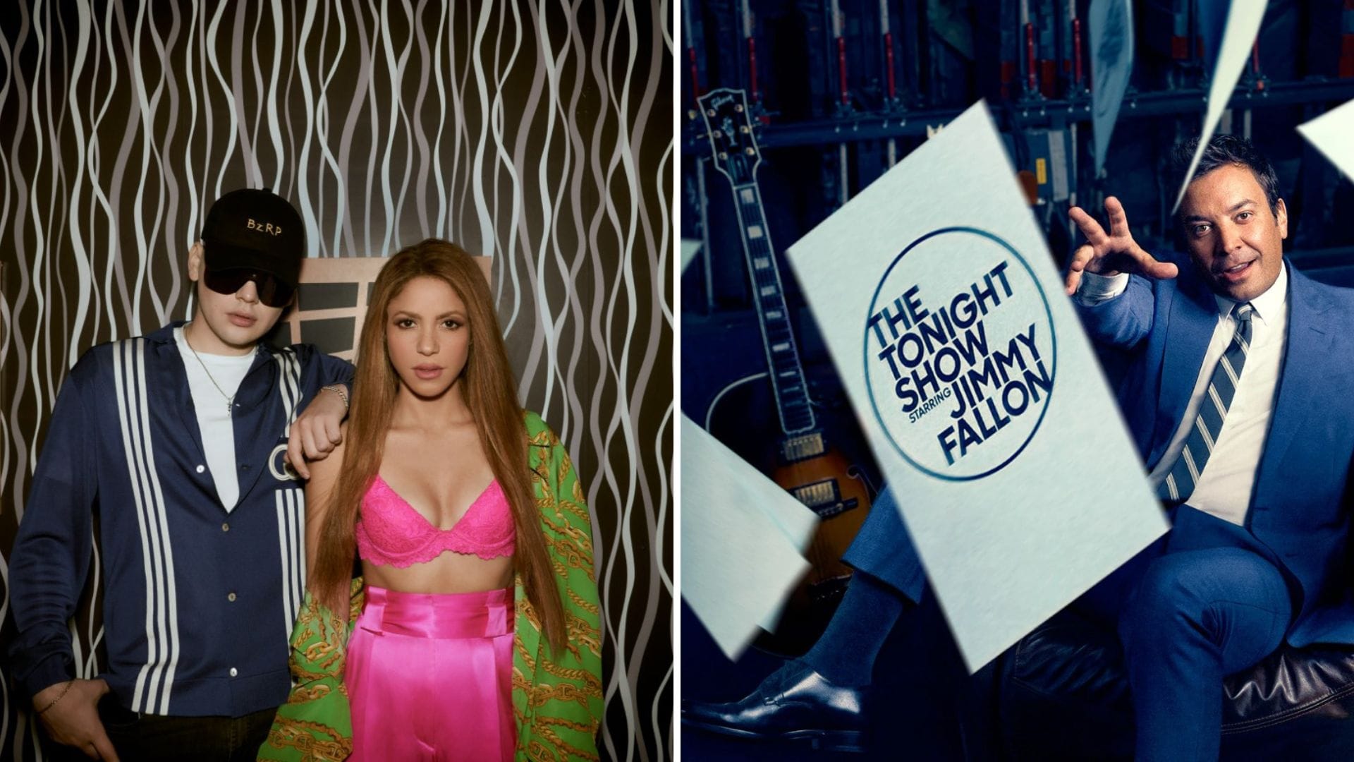 “Perdón que te sal…pique”: Shakira y Bizarrap estarán en el programa de Jimmy Faloon
