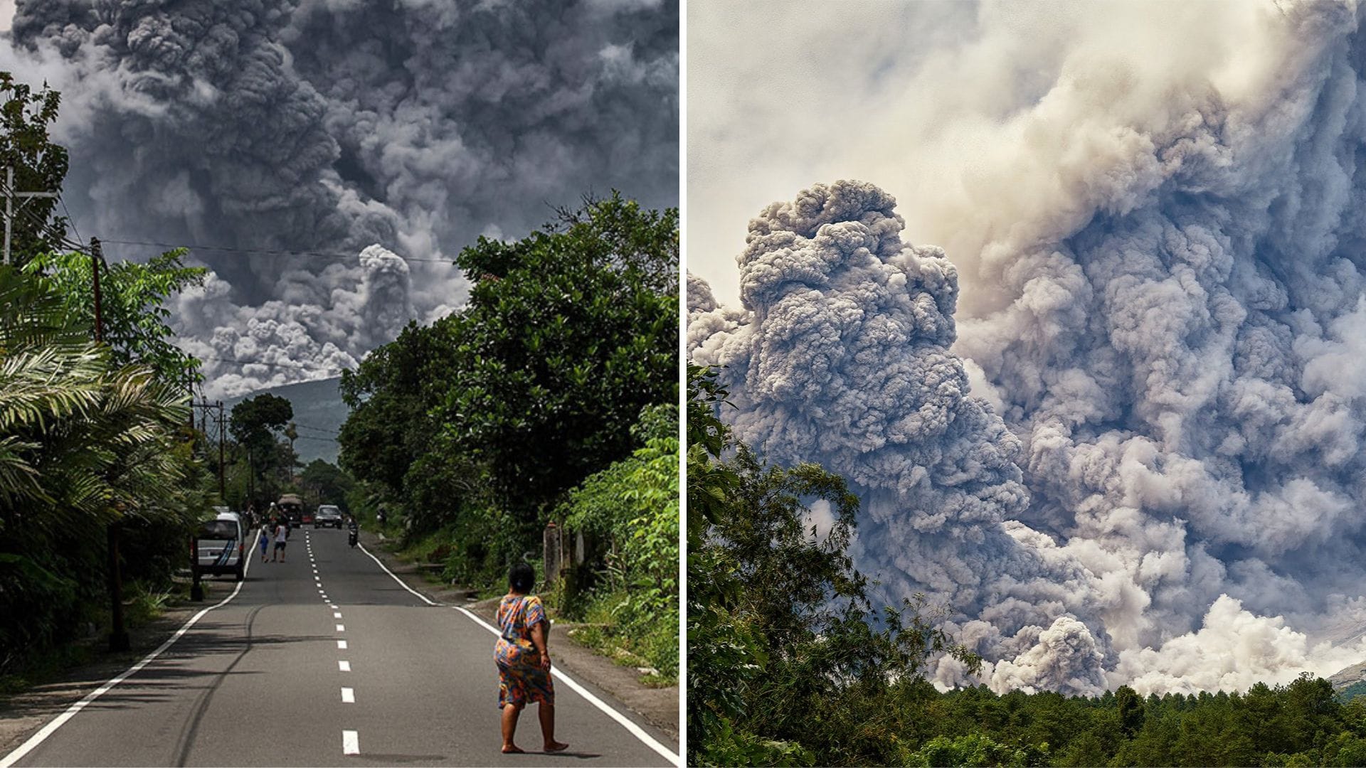 ¡Impactante! Entró en erupción el volcán más activo de Indonesia