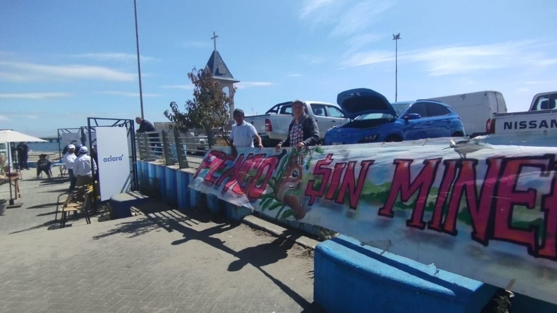 Incidente en Lirquén en casa abierta de Aclara: Empresa acusa que manifestantes eran liderados por Core Camila Arriagada, ella se defiende