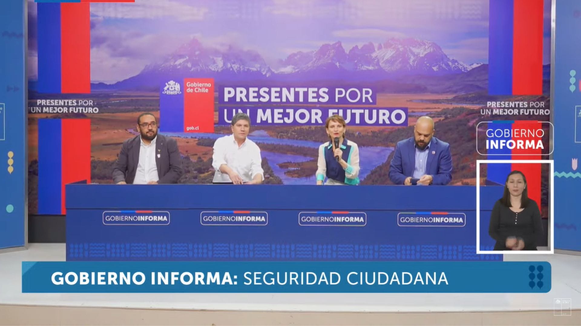 “Gobierno Informa”: Debutó espacio informativo del Ejecutivo con agenda sobre seguridad