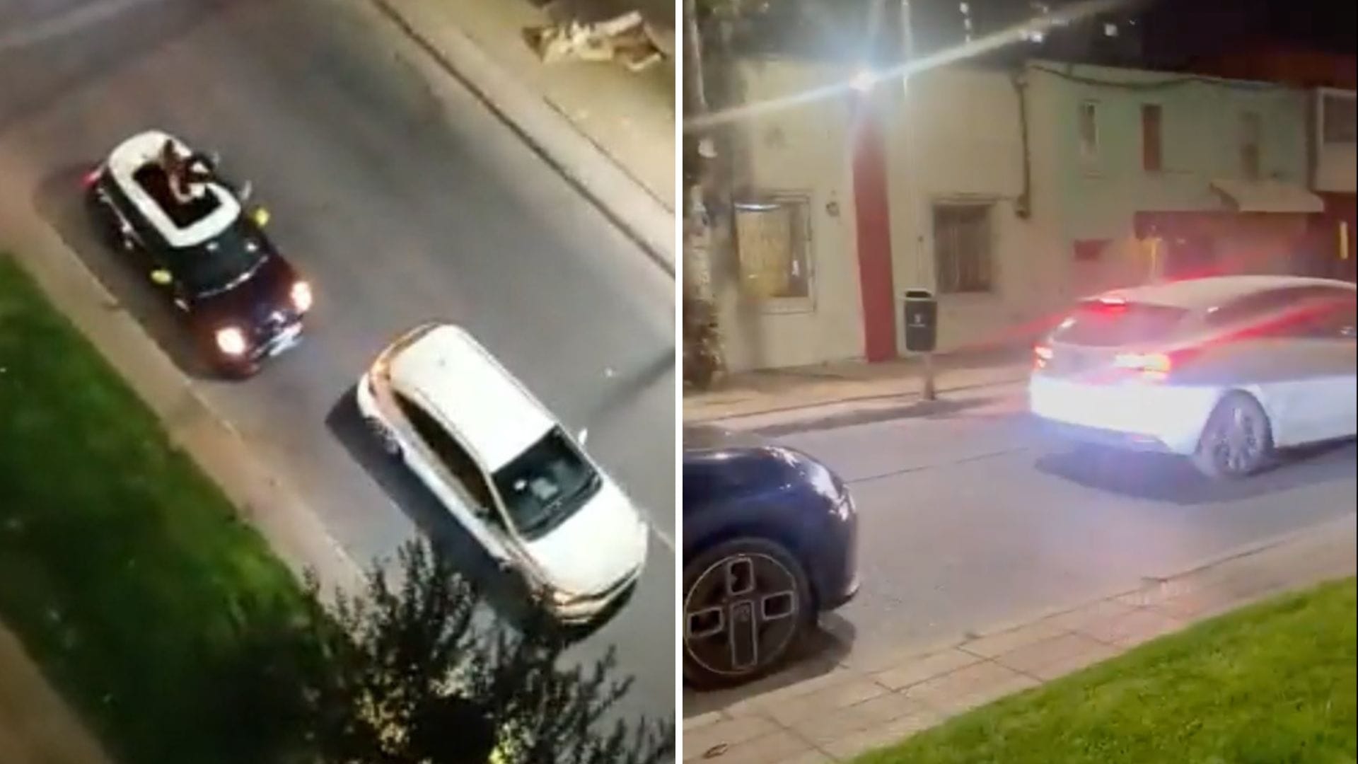 Mujer que cayó desde el techo de un auto durante encerrona en Santiago permanece en riesgo vital