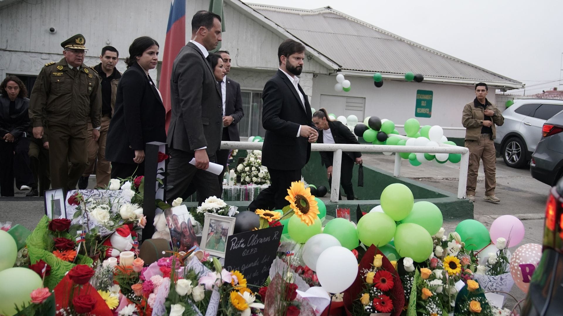 Presidente Boric se reunió con familiares de la sargenta de Carabineros asesinada en Quilpué