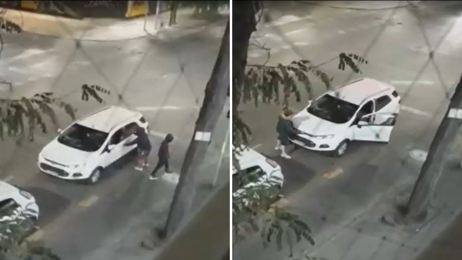 Gritó por auxilio, tocó la bocina y desconectó la batería del auto: Hombre logra evitar el robo de su vehículo en Santiago