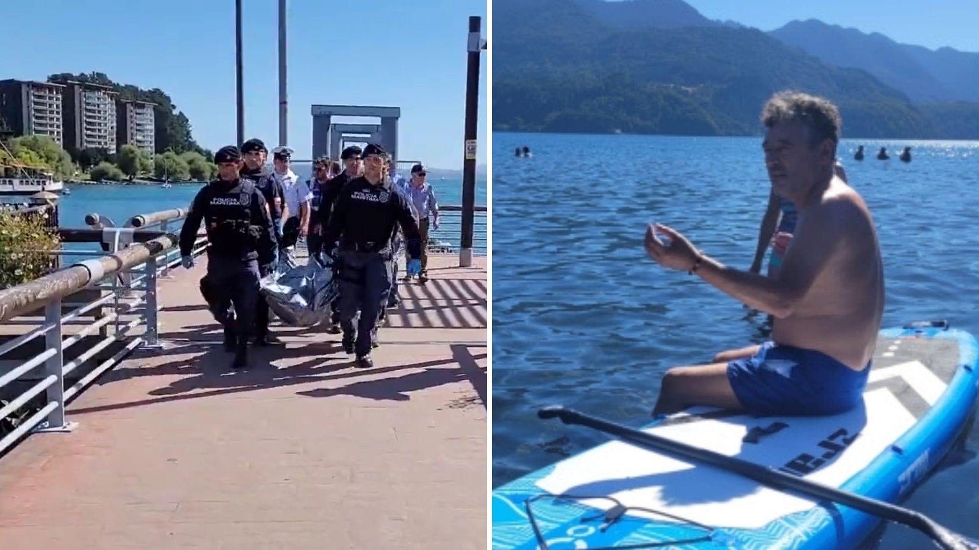 Encuentran cuerpo de profesor desaparecido en Pucón: Estaba practicando deporte acuático en el Lago Villarrica