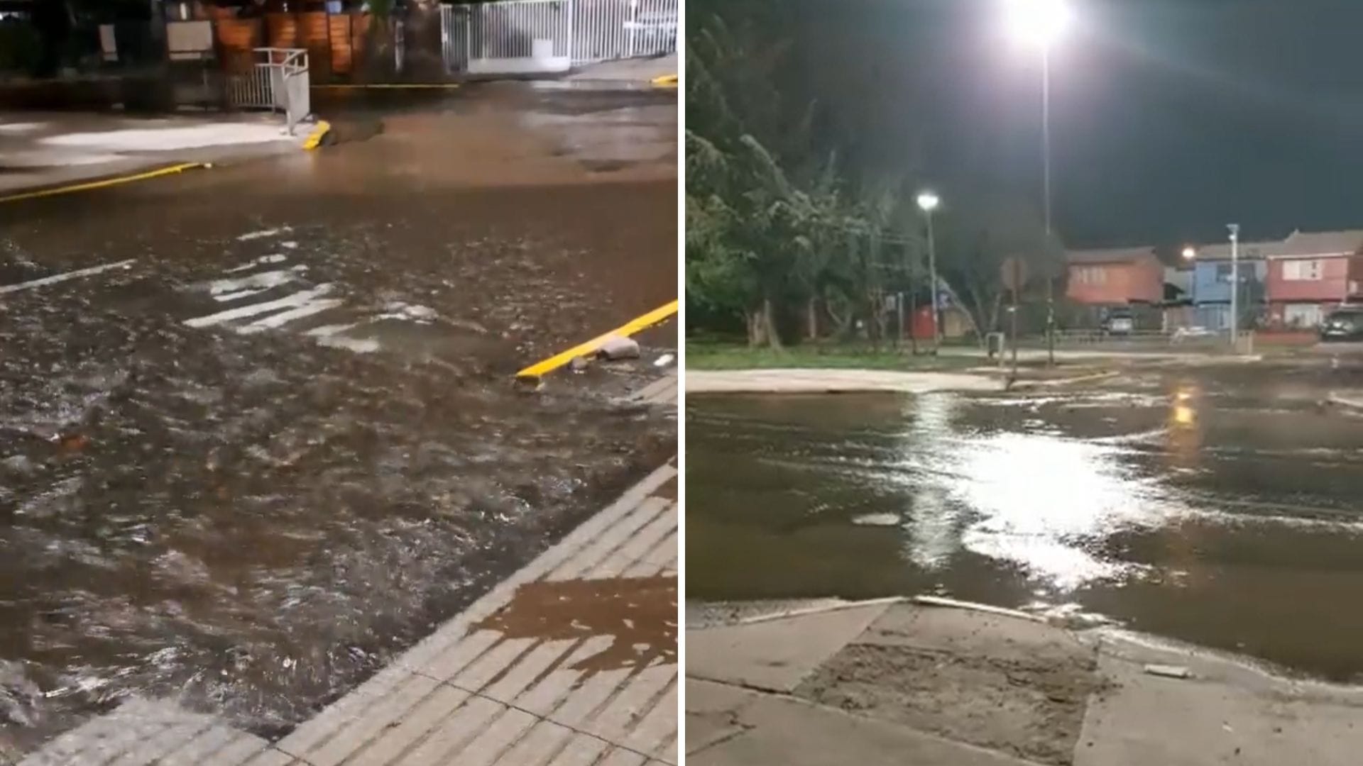 Calles anegadas y viviendas sin suministro: Rotura de matriz de agua afecta a vecinos de Maipú