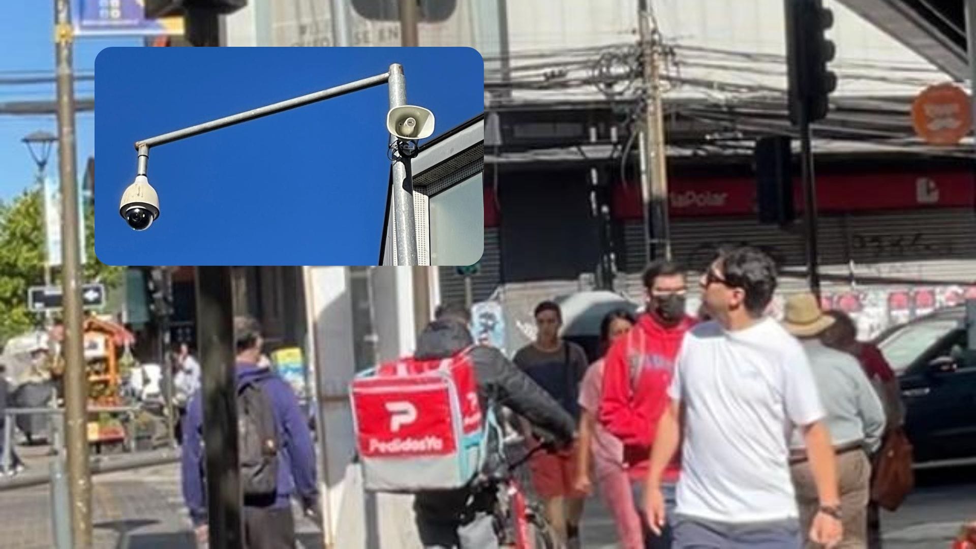 Así funciona el sistema de altavoces de seguridad en el centro de Concepción