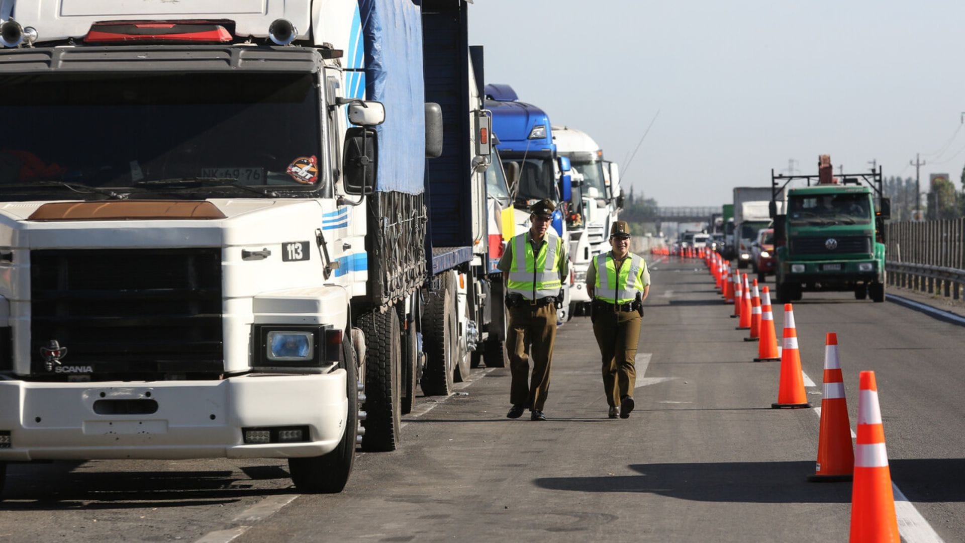 Desconocidos balean a camionero en la ruta 5 Sur en Ercilla