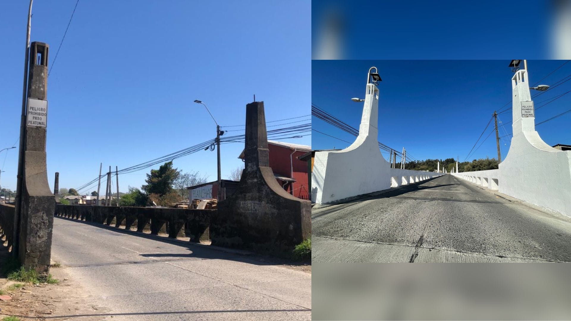 Lista la remodelación del histórico Puente Andalién de Concepción