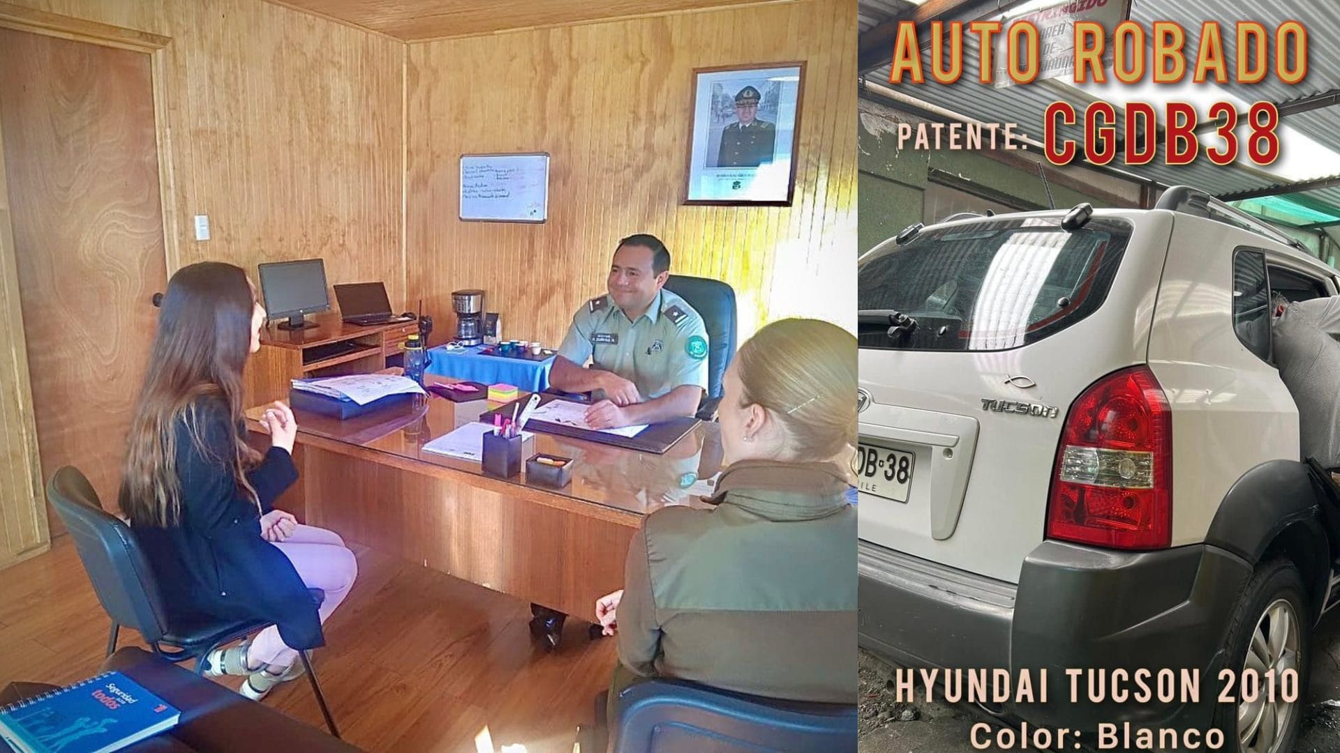 Concejala de Hualpén se reunió con Carabineros por seguridad: Un día después le robaron su auto