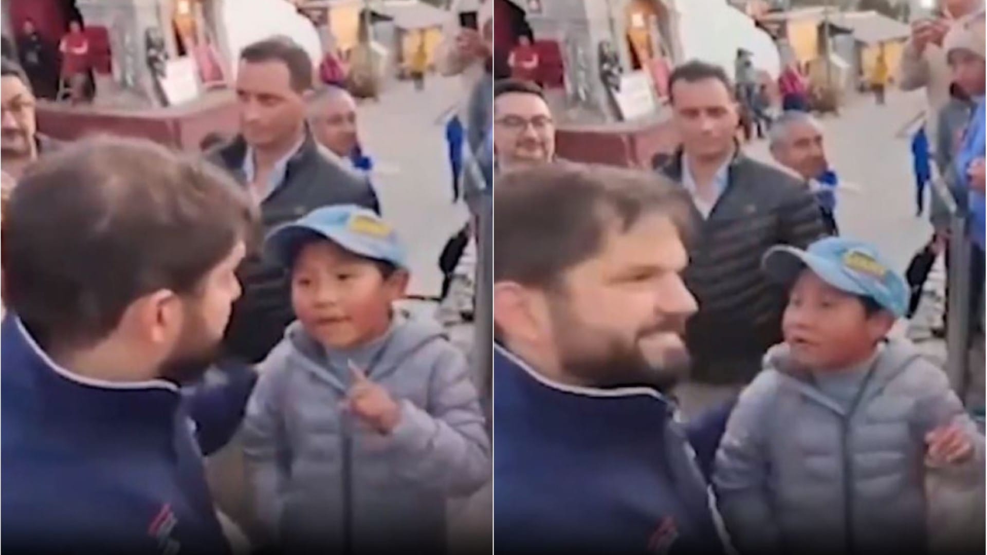 Niño sorprende al Presidente Boric con pregunta por carabineros asesinados: “¿Son de tu grupo?”