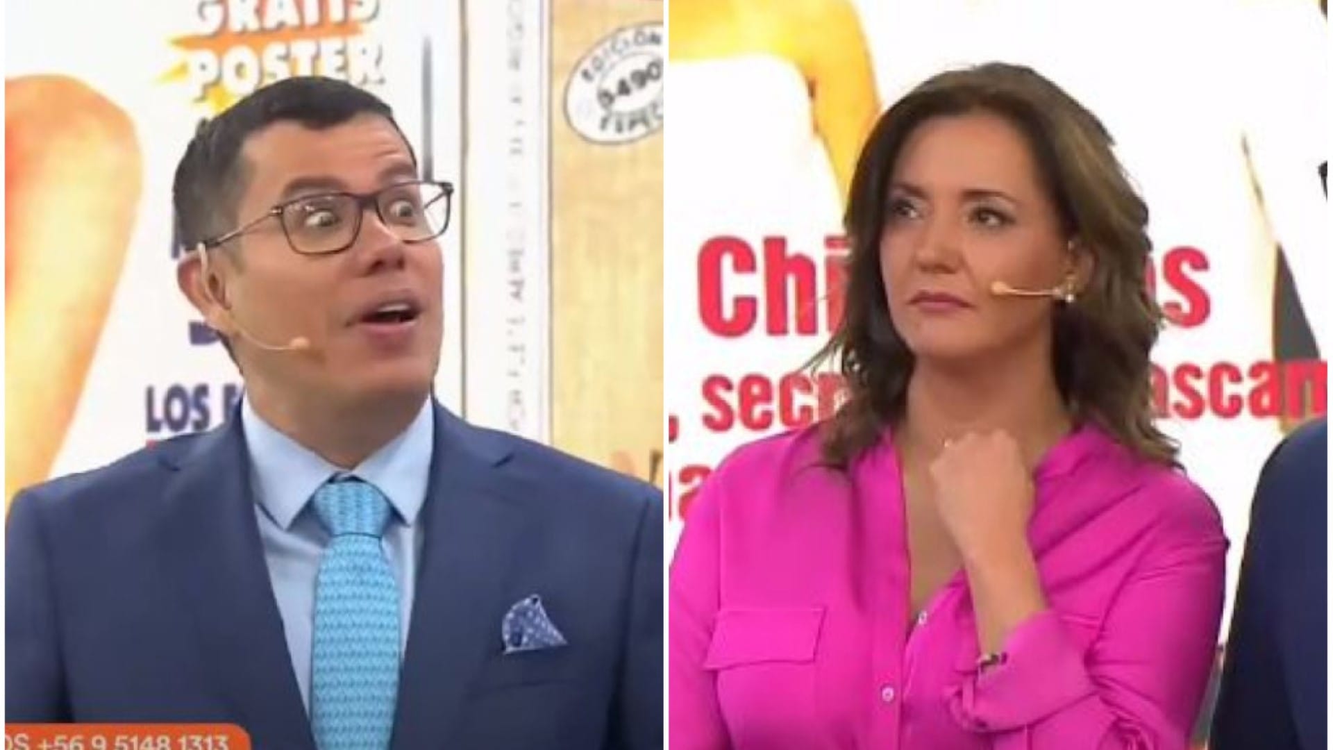 Controvertidos dichos del “Colombiano” sobre la “Porotito” y Camiroaga: Priscilla lo paró en seco