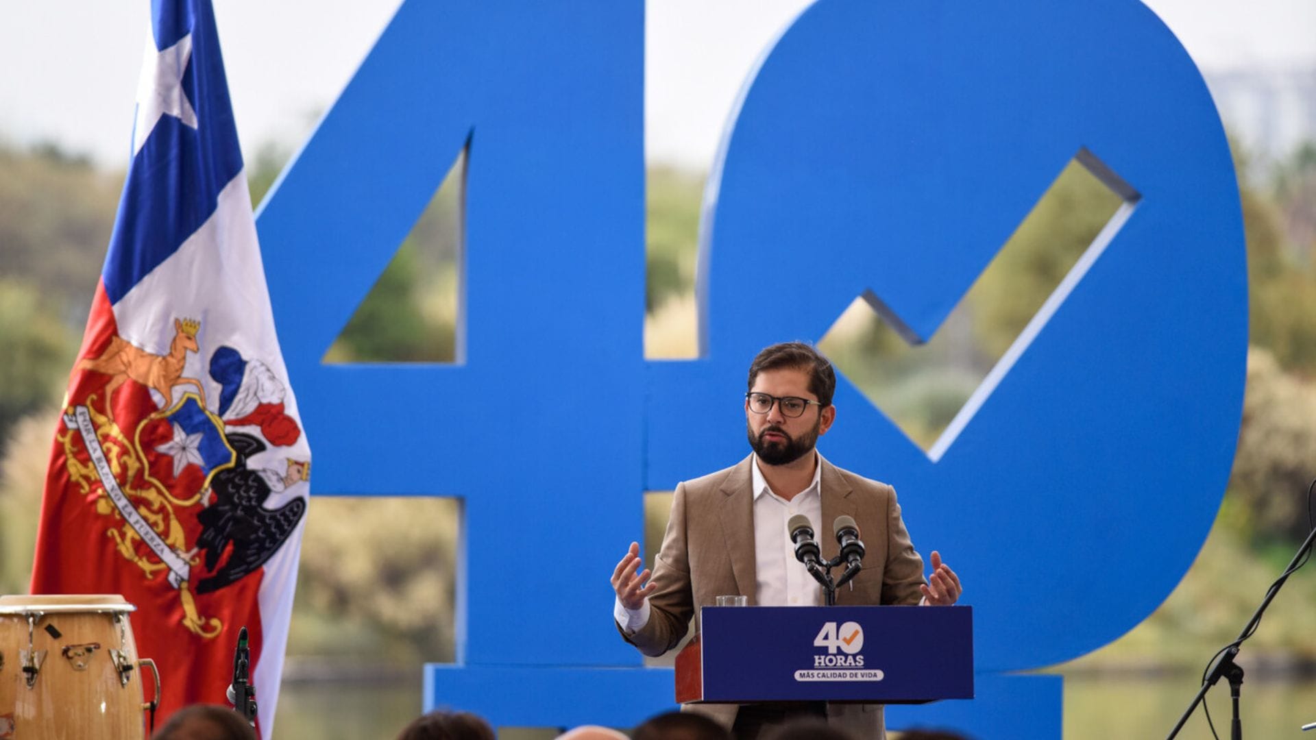 “Se hace realidad algo que nos dijeron que era imposible”: Presidente Gabriel Boric promulga Ley 40 Horas