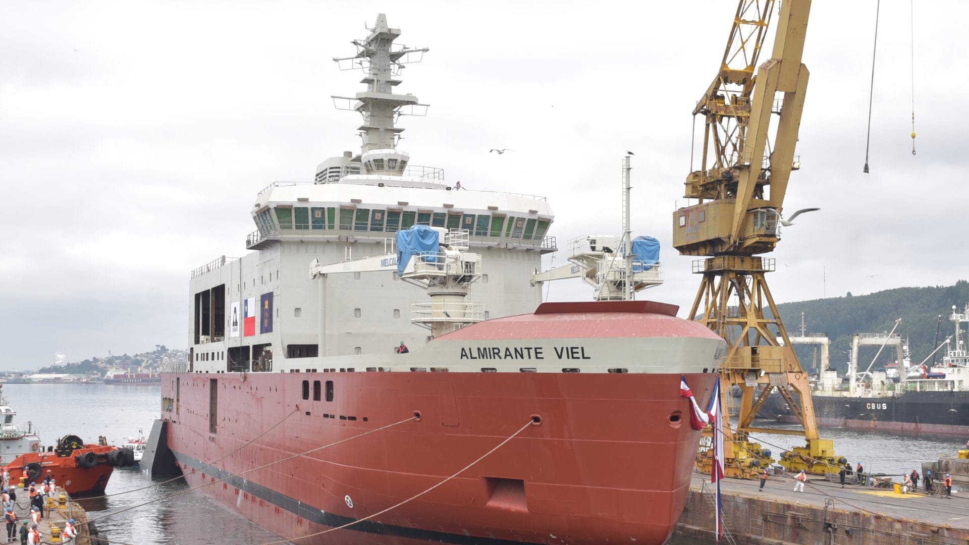 El plan de construcción naval de Asmar contempla un nuevo buque multiservicio