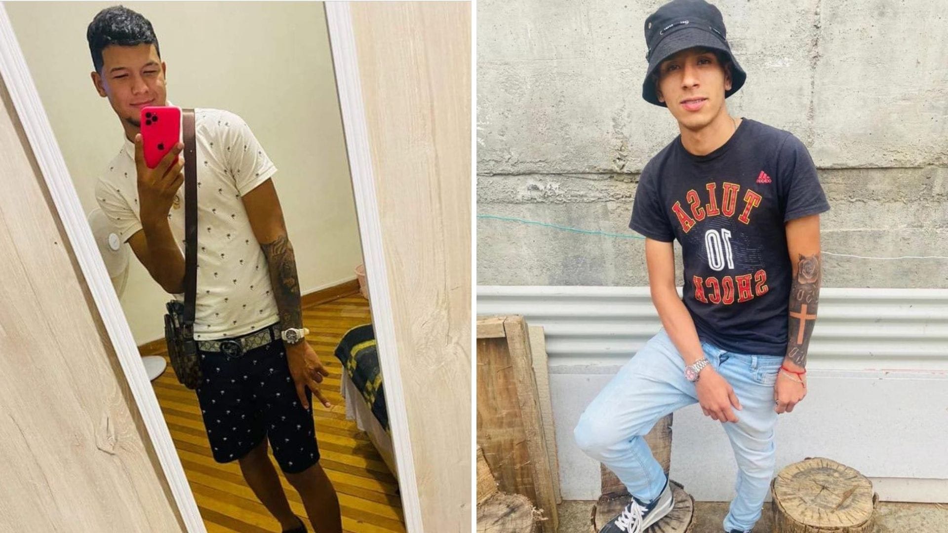Revelan nuevas imágenes de los dos sospechosos  buscados por asesinato del cabo Palma