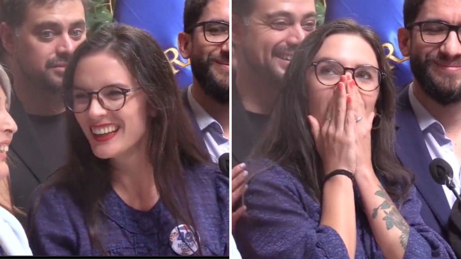 Ministra Vallejo se emociona hasta las lágrimas con la aprobación de las 40 Horas: “Estoy muy contenta”