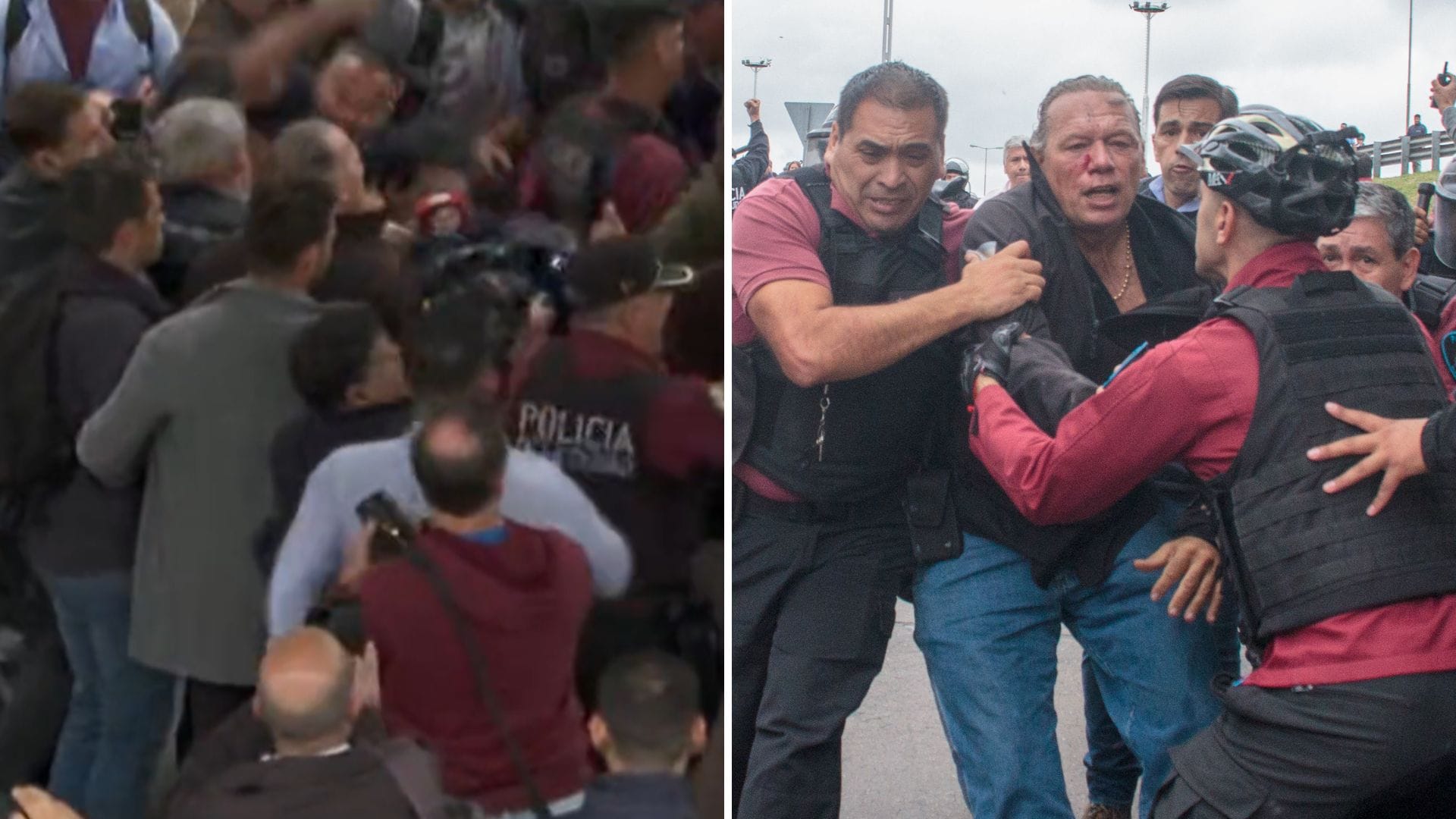 Con golpes y piedrazos: Así fue la brutal golpiza que sufrió Sergio Berni, ministro de Seguridad de Buenos Aires