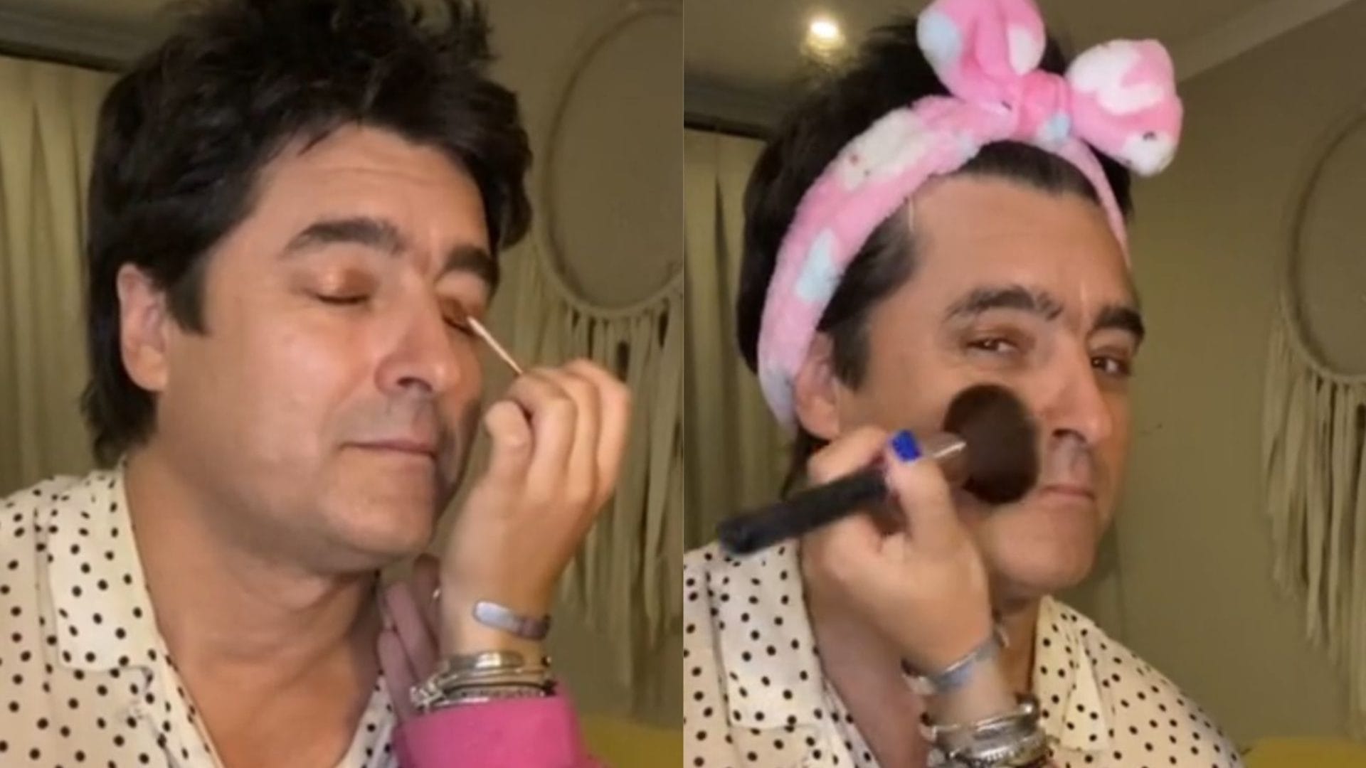 “Maquillando al asaito”: Jorge Zabaleta sacó risas en redes tras publicar divertido video junto a su hija