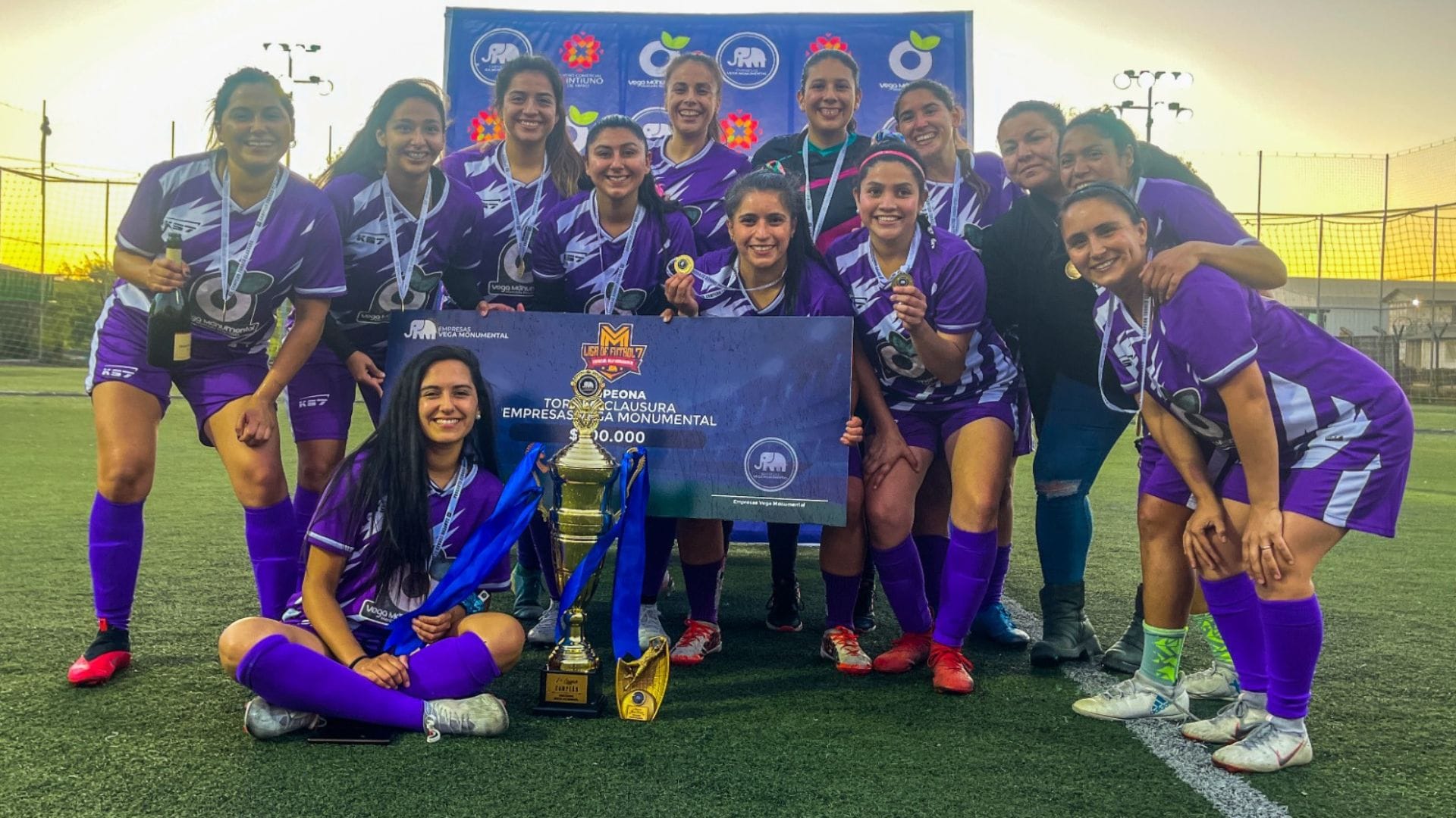 Con el Museo de la Camiseta: Vega Monumental de Concepción inicia su liga de Fútbol 7