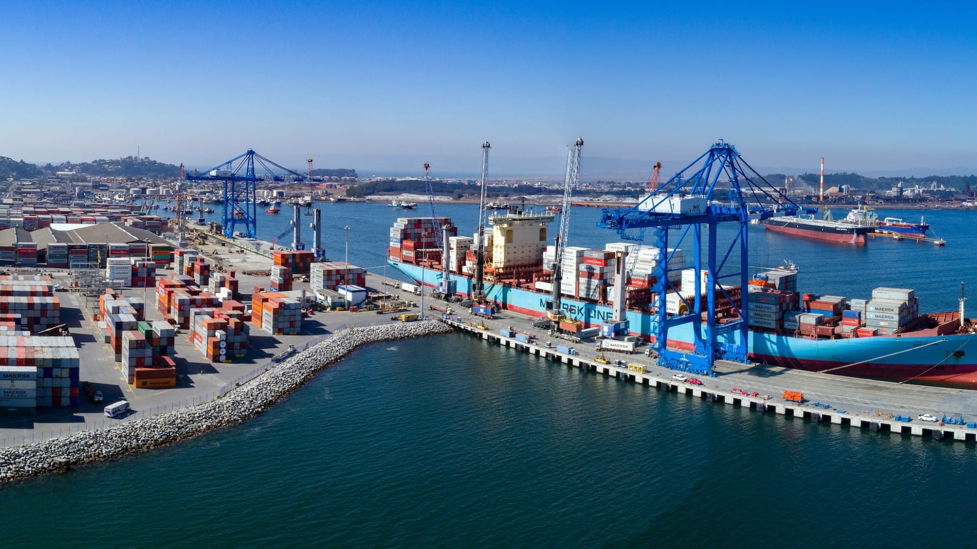 Puertos del Biobío registraron un descenso en la carga movilizada en abril