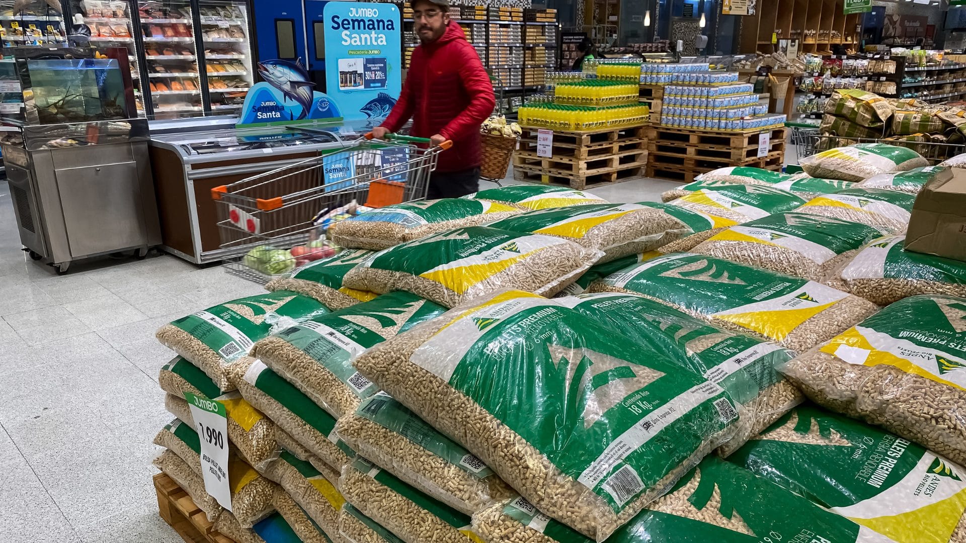 Pellet al alza: Evidente aumento de precio en los sacos de 15 kilos en el Gran Concepción