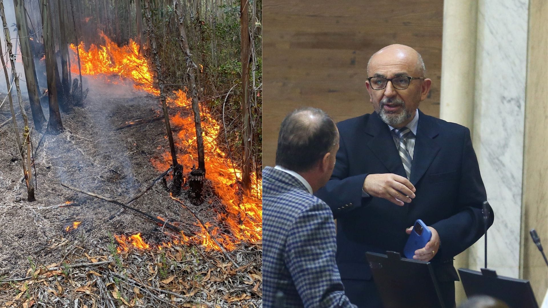 Diputado Leonidas Romero sufre ataque incendiario en parcela de Coronel