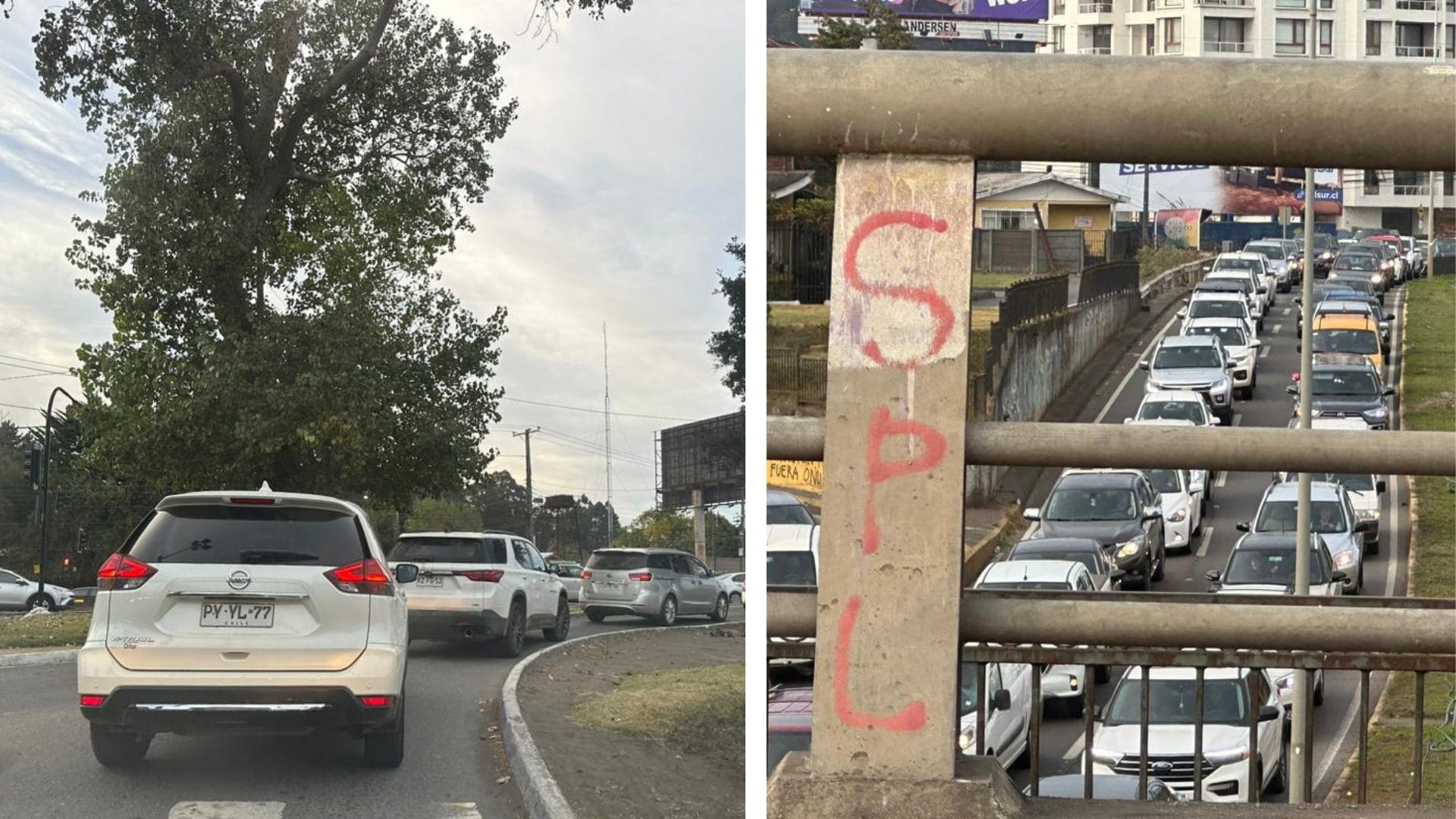 Retirar vía exclusiva Puente Llacolén: Vecinos seguirán protestando en San Pedro de la Paz