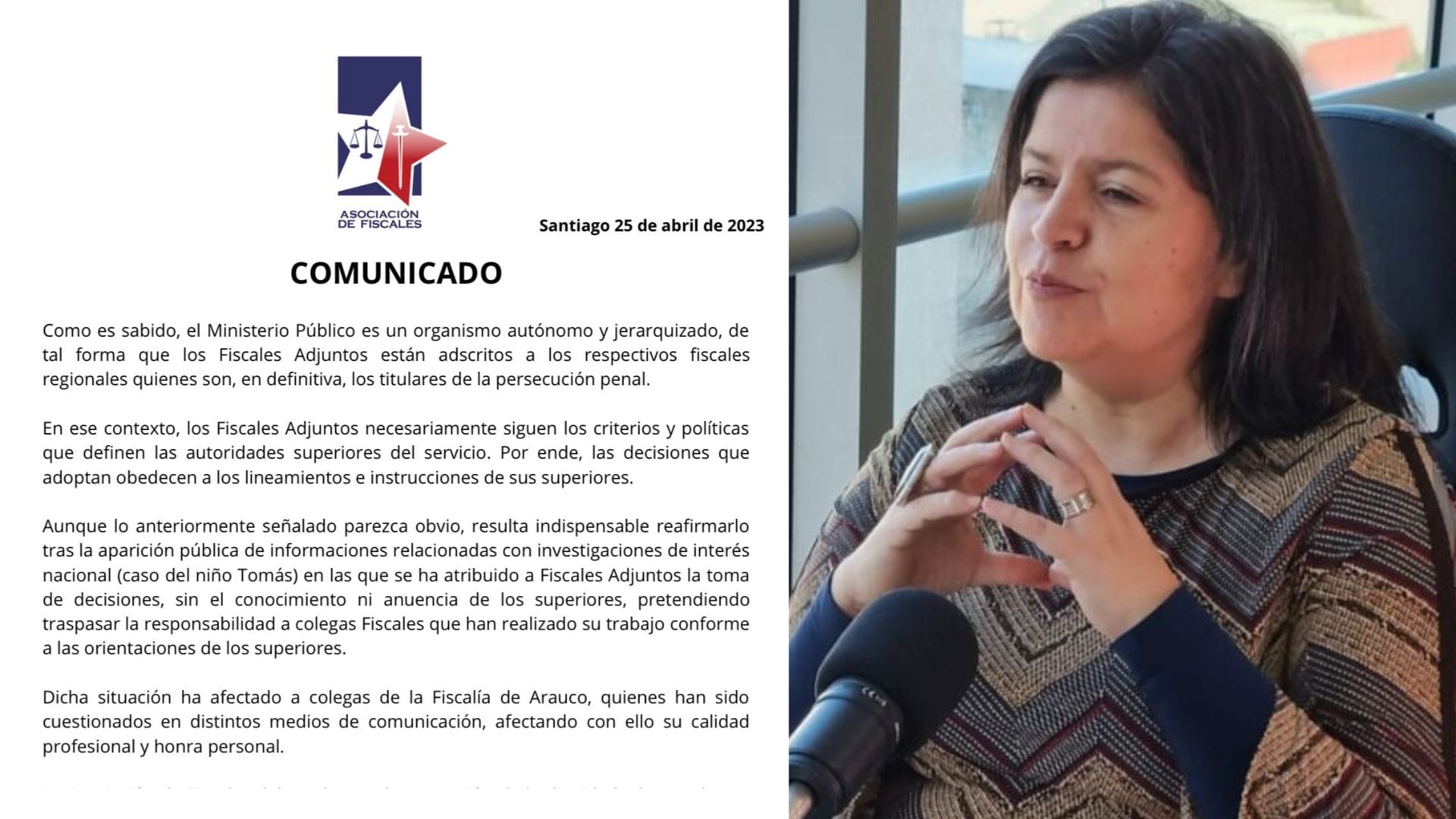 Destitución Fiscal Regional: Asociación de Fiscales responsabiliza a “autoridades superiores” por malas investigaciones
