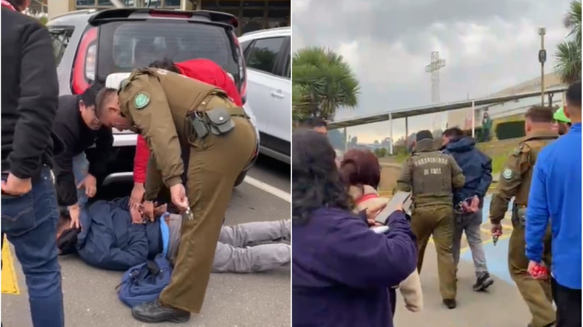 Sorprenden a sujeto robando en UCSC: Equipos de seguridad lo atrapan y entregan a Carabineros