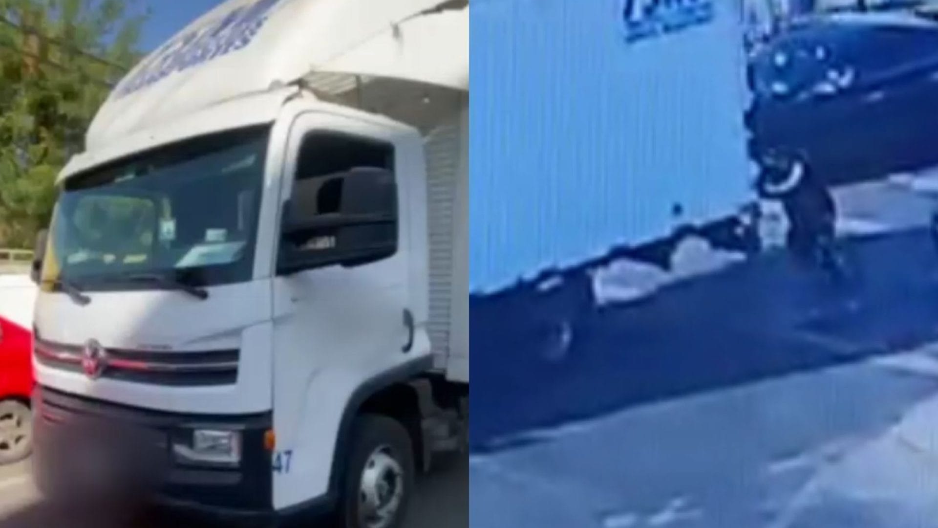 Asaltan a camión en Huechuraba: Intimidaron al conductor y trataron de remolcar el vehículo